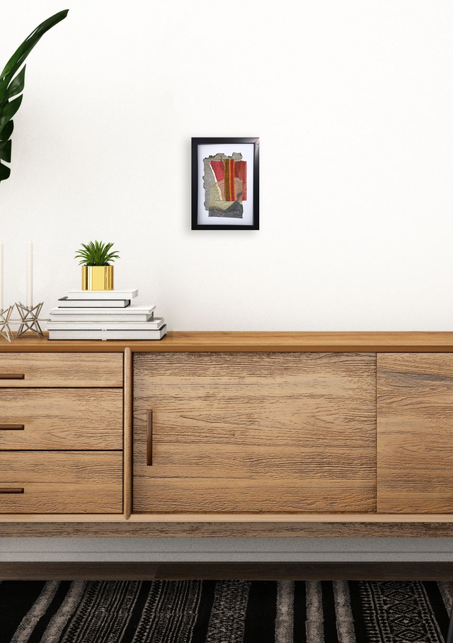 'Reflection At The Nissan Huts'