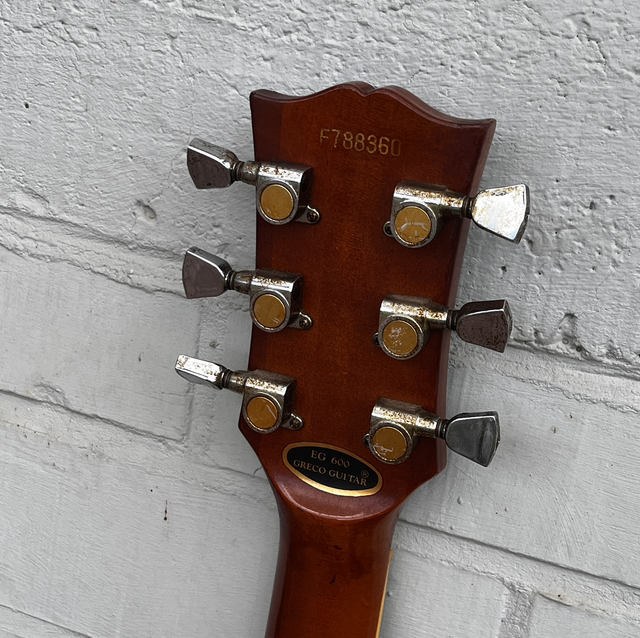 1978 Greco EG-600GS Gibson Goldtop Les Paul Deluxe (MADE IN JAPAN Lawsuit Era) w/ Maxon PU-113 Mini Humbuckers + ORIGINAL Hard CASE