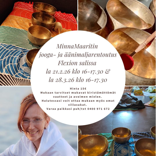 21.2.26 Jooga- ja äänimaljarentoutus, Flexio