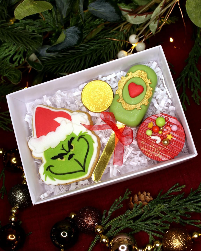 Mean Green Christmas Treat Box