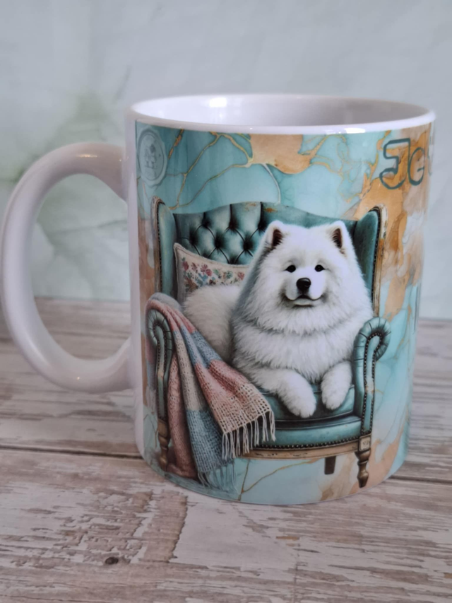 Mug blanc Samoyède