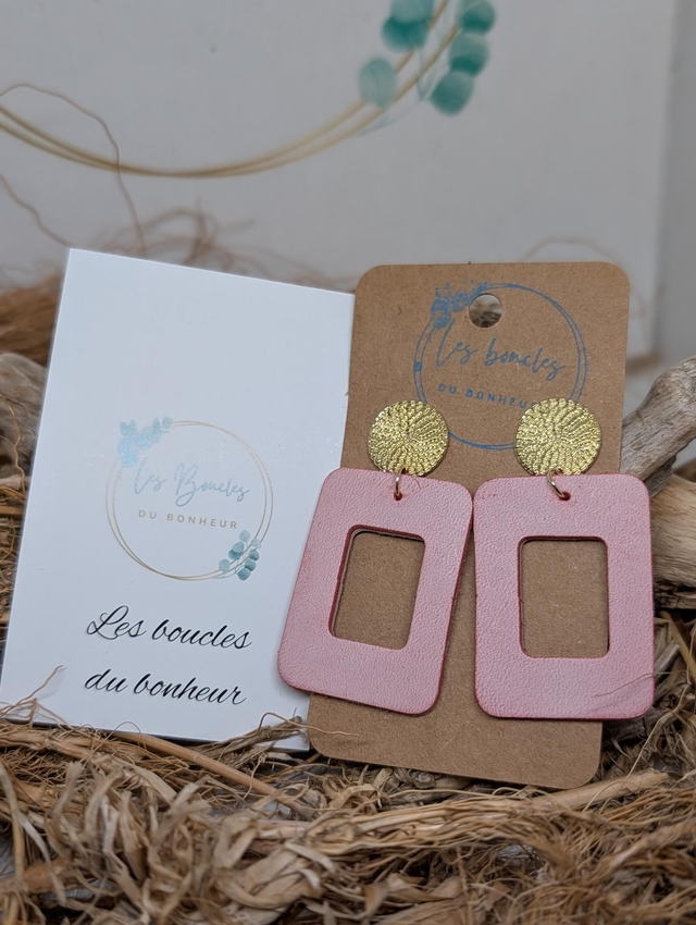 Boucles d'oreilles Mini Sully rose su039