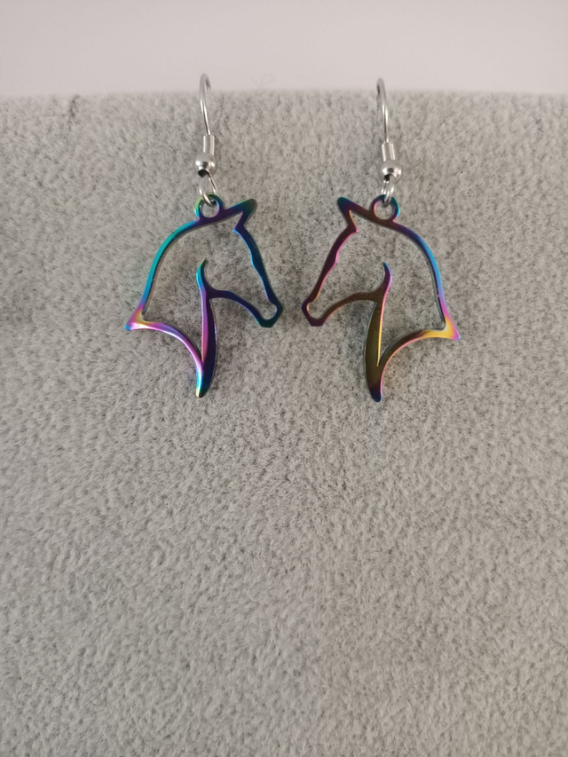 Boucles d'oreilles cheval 🐎