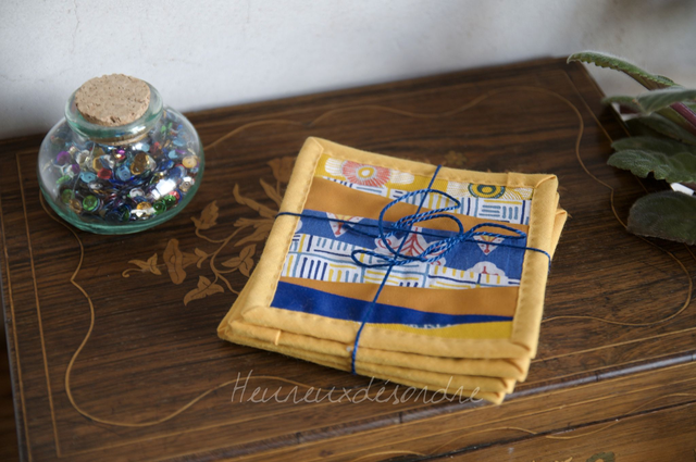 Lot de 4 dessous de verre/tasse