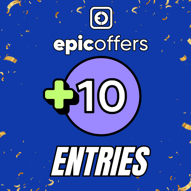 An additional TEN (+10) entries into the Epic Offers Travel Competition (comp ref: 24552) (1)