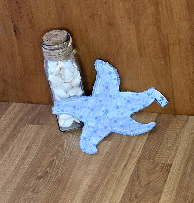 doudou plat étoile de mer 