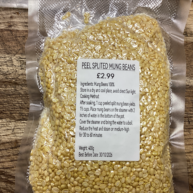 Peel split mug beans 400g