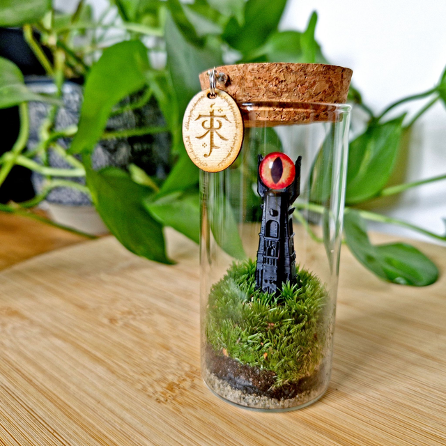 Barad-Dur Terrarium Bottle Lord of The Rings