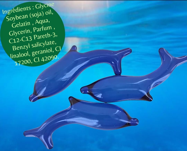 Perle de bain Dauphin 🐬 senteur Marine
