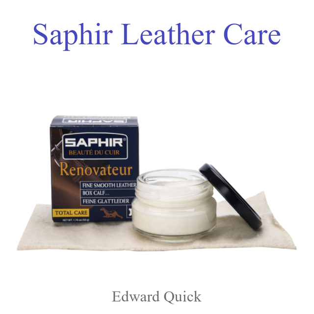 SAPHIR BEAUTE DU CUIR - RENOVATEUR (RENOVATOR CREAM) + DUSTER - 50ml