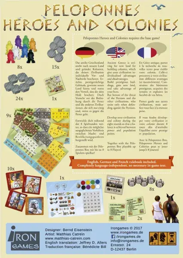 Peloponnes Heroes and Colonies