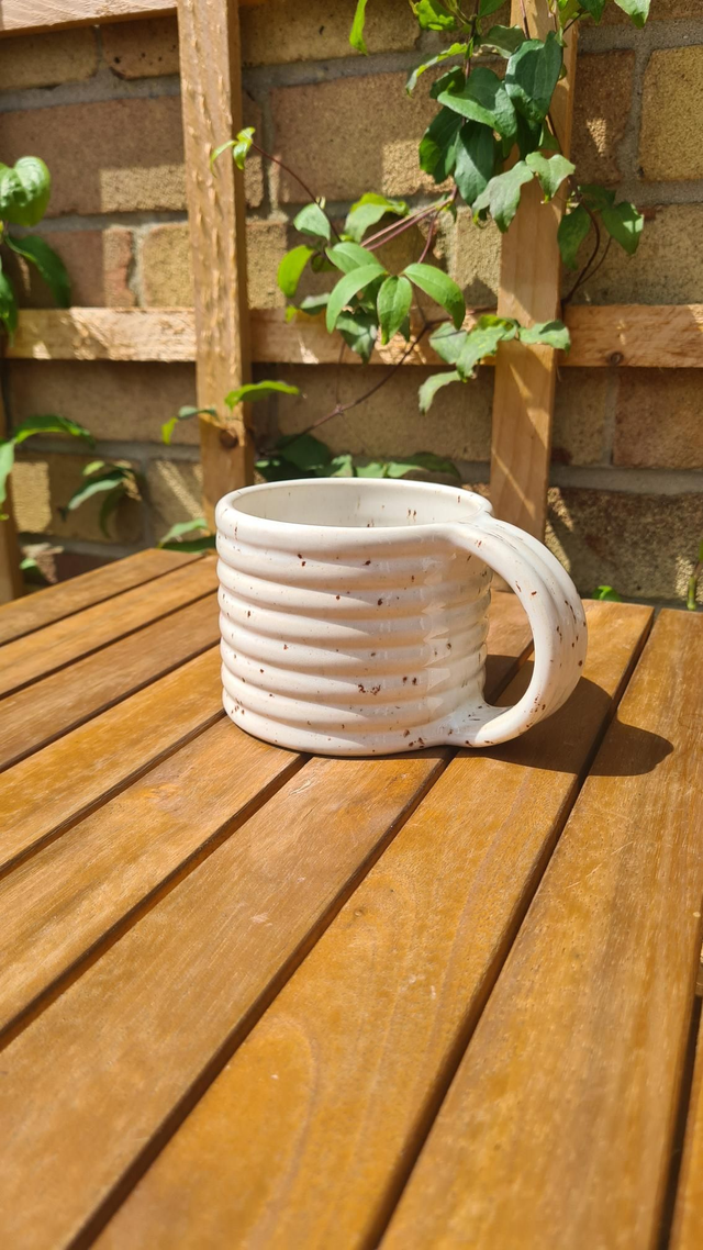 Rumble Mug - Speckle Cream
