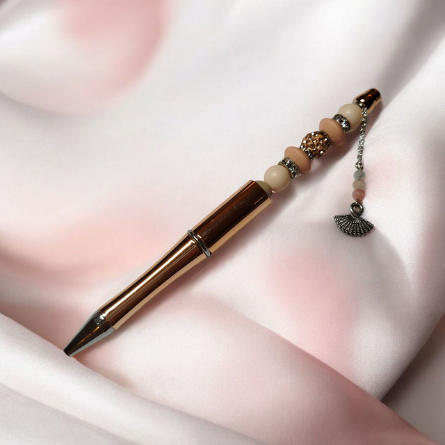 Stylo perles pêche