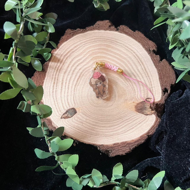 Phone Charm Gato comida // Helado