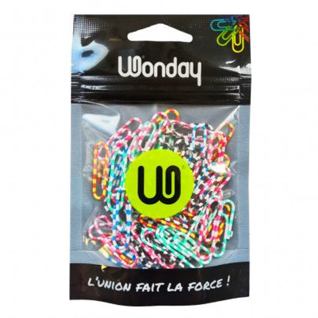 Pochette de 80 trombones Fantaisie (Wonday) 3701254707406