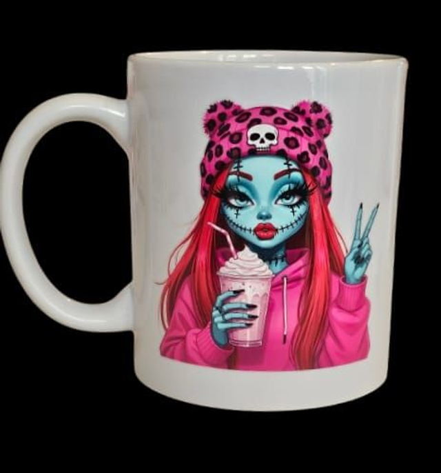 ZOMBIE GIRL 11oz MUG - SASSY SIPS