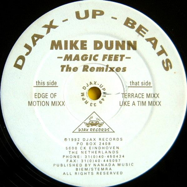 MIKE DUNN - MAGIC FEET - The Remixes - DJAX UP BEATS