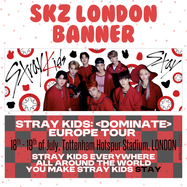 SKZ London Concert Banner