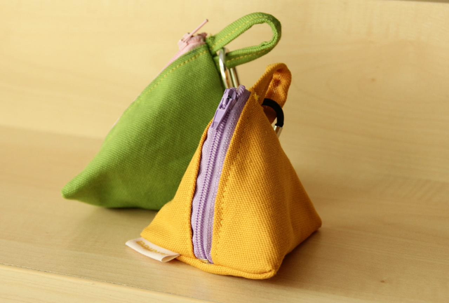Tee Bag – Triangular pouch / Dreieckige Tasche zum Aufhängen an Fahrrad, Kleidung oder Rucksack