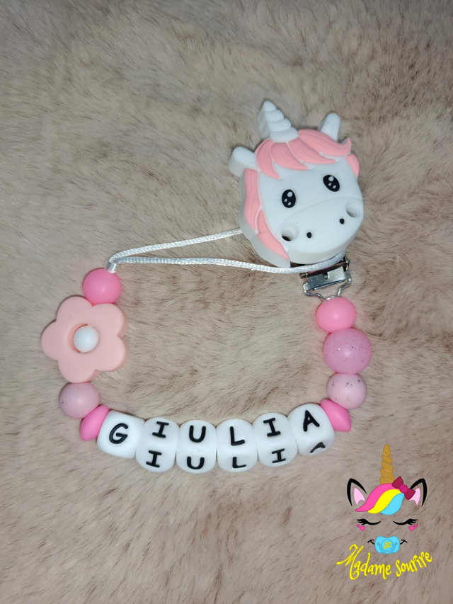 Attache Tétine Fleur