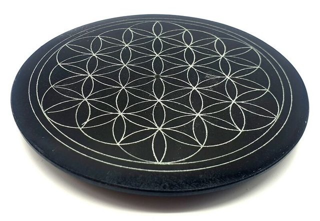 Porte encens en Saponite " Fleur de Vie "