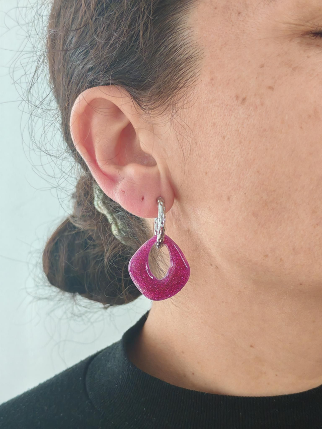 Choupettes Marine réversibles violette