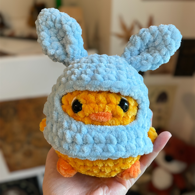 Poussin costume lapin