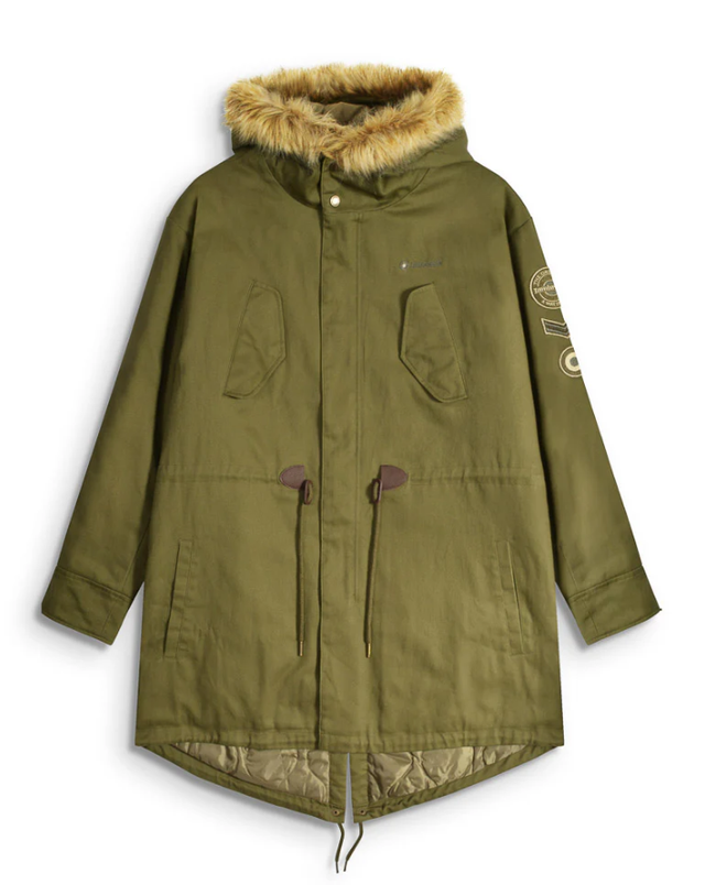 Lambretta LAMDS010 Cotton Canvas Parka - Khaki