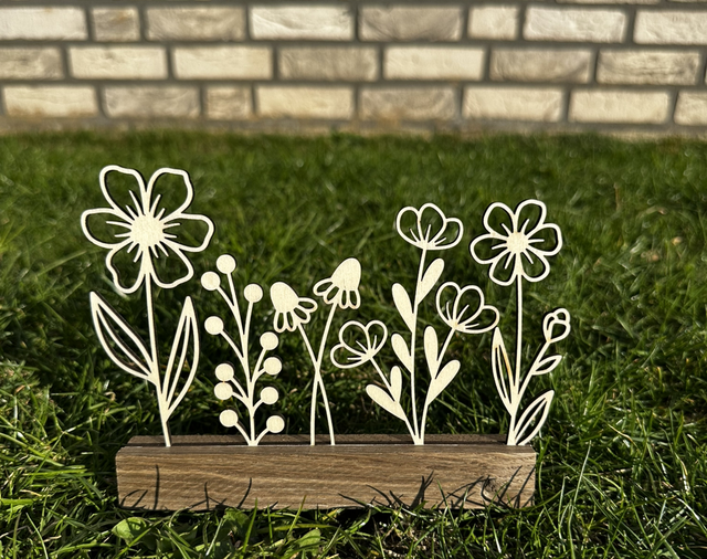 Klötzchenmotiv – Wildblumenwiese