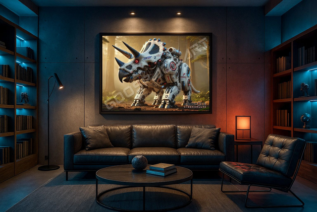 Cadre Cybernosaure Triceratops (21)