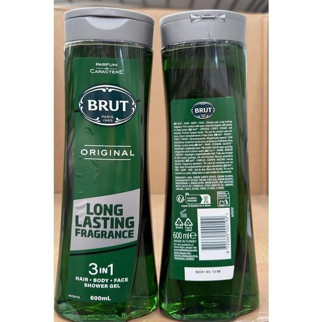 Brut Shower Gel 600ml Original