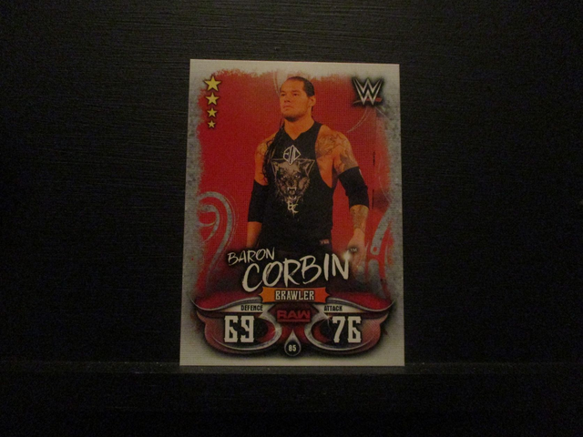 Baron Corbin - Raw Slam Attax Live Original Trading Card #85