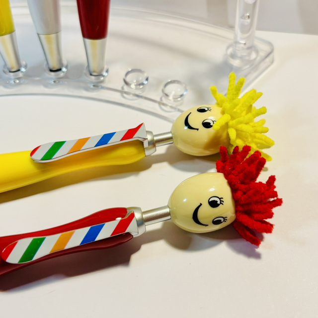 Adorable Crazy Hair character pen 3 colours