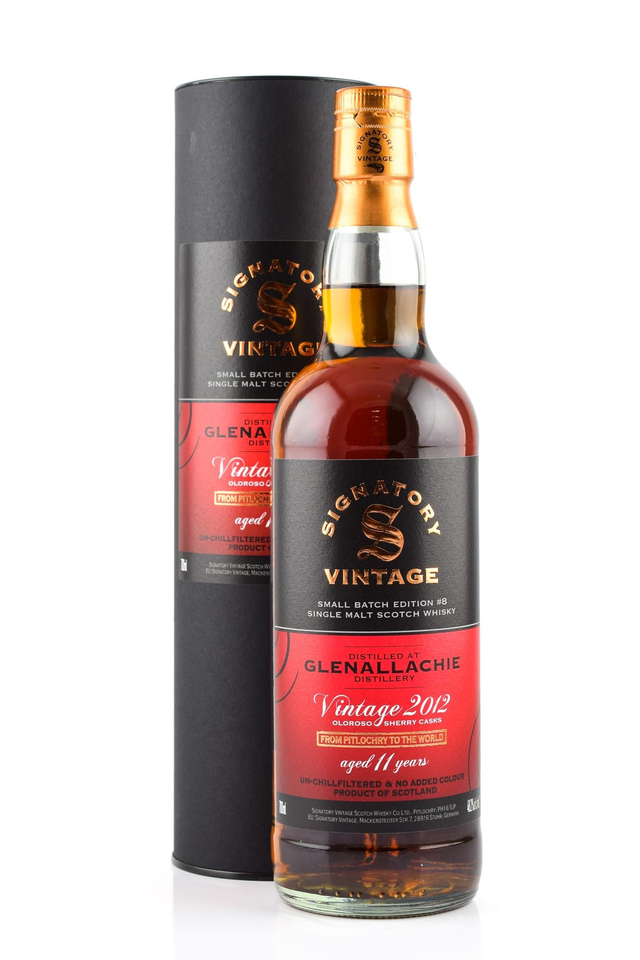 Whisky GLENALLACHIE 11Y SIGNATORY Edit. N.º 8