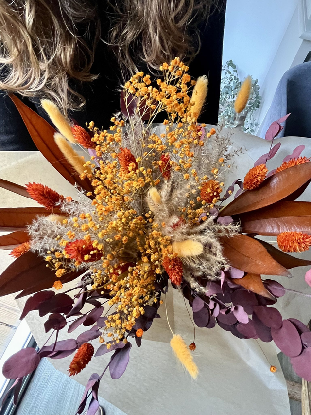 Bouquet de fleurs séchées et stabilisées Taille M