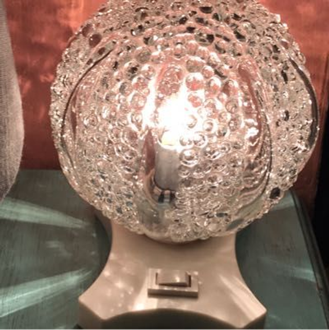  Mid-Century Glaskugelleuchte