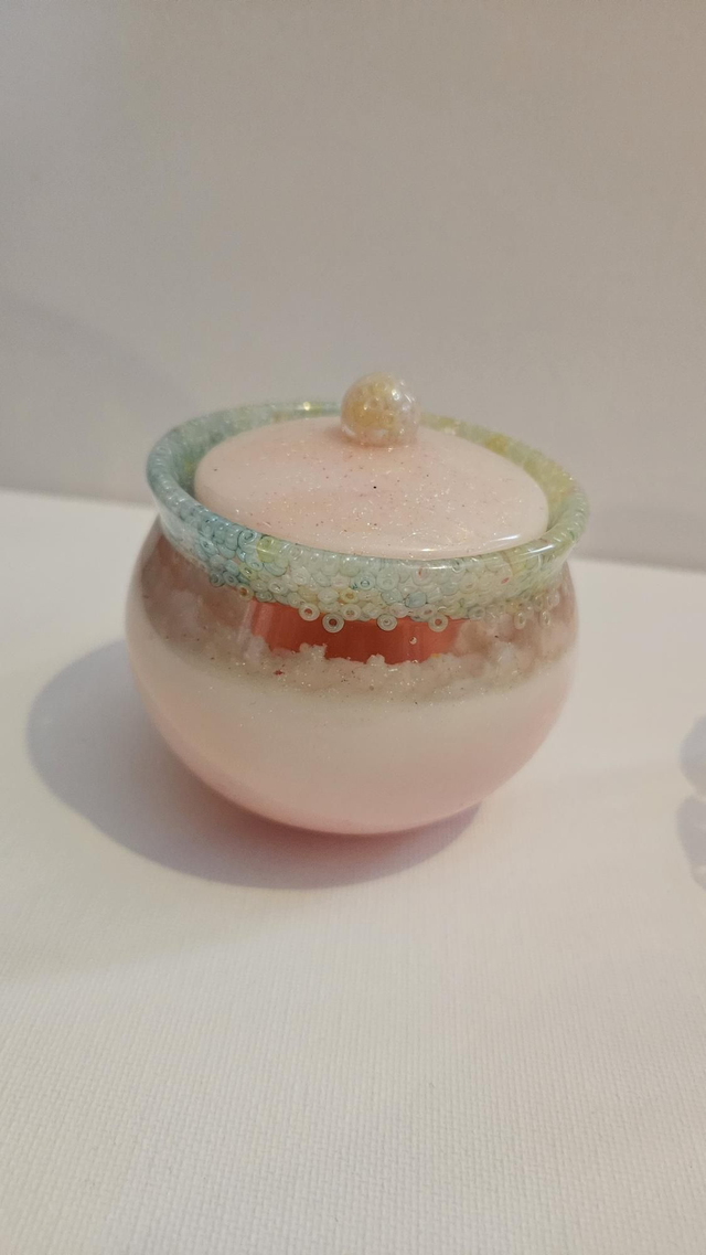 Matching Bowl and Jar Set