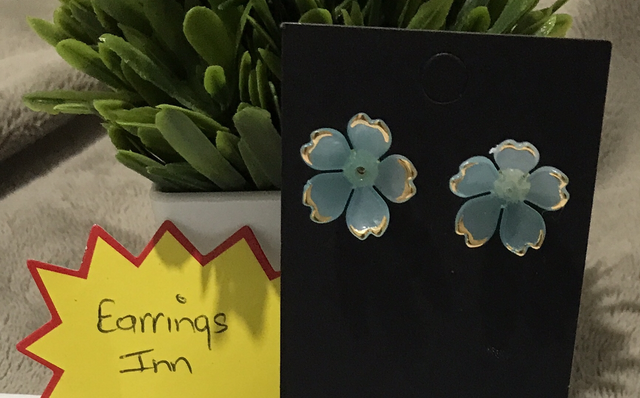 Blue Stud Earrings- STU45