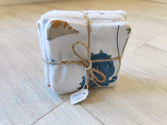 Lot de 8 cotons Dino