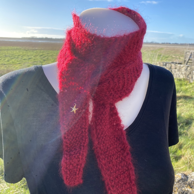 Echarpe Vagues Douces Pur Mohair