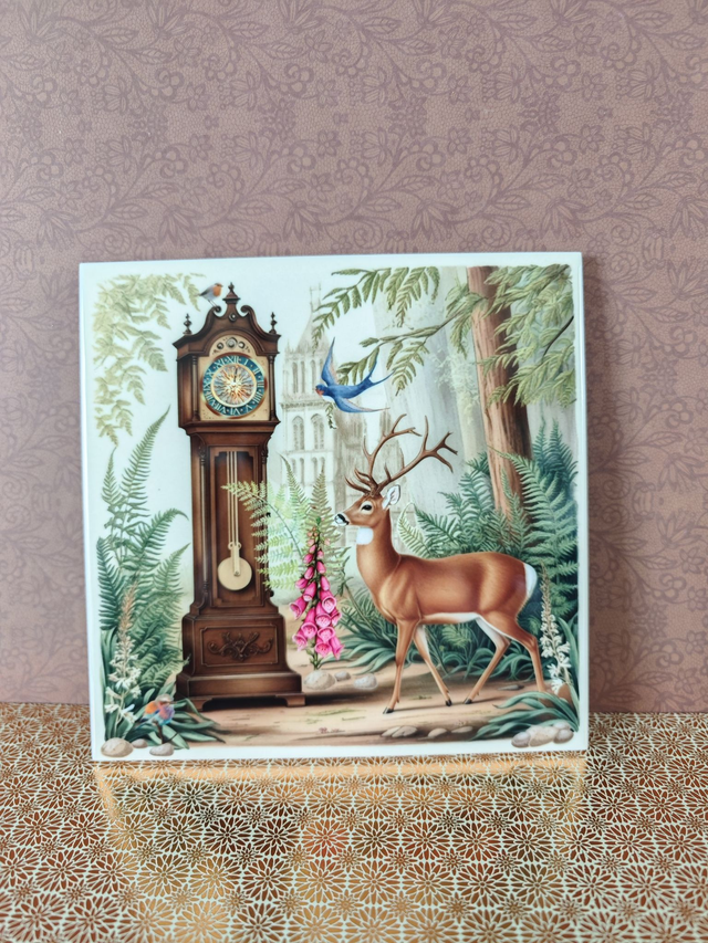 L&#039;horloge et cerf