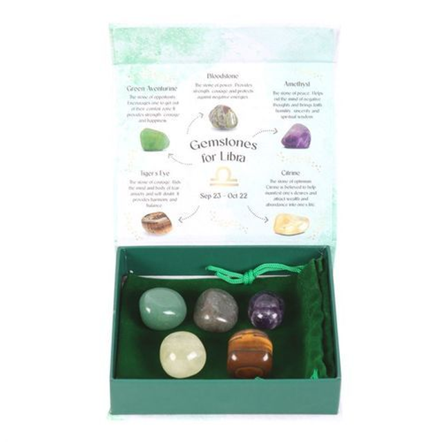 Zodiac Crystal Tumblestones Sets - Air signs