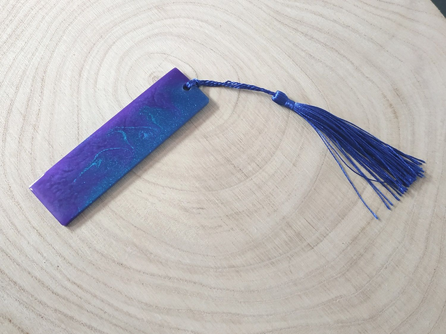 Marque page bleu - violet mini