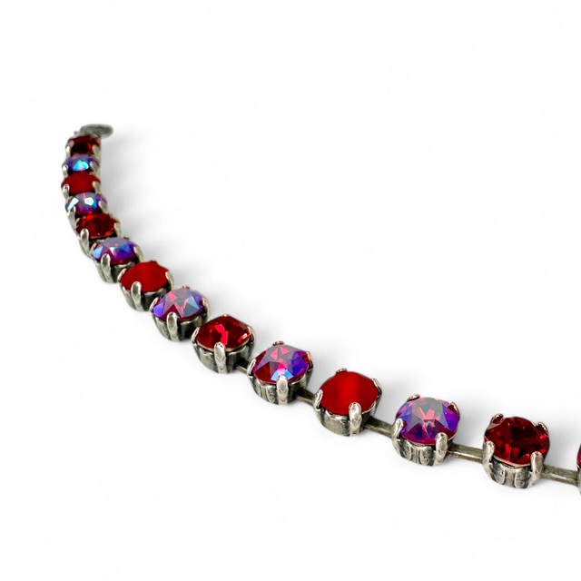 Armband DEVA KLASSIK SMALL Rot Shimmer Mix