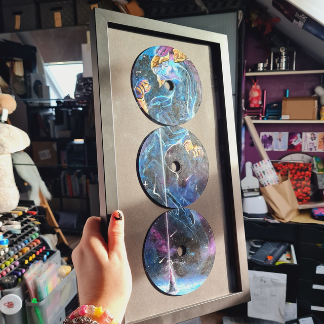 Aurelion Sol On CDs Painting