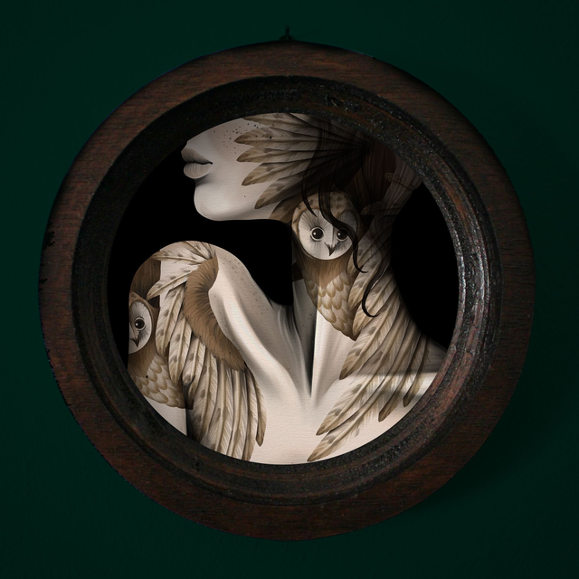 Cadre "Ève, détail N•1"