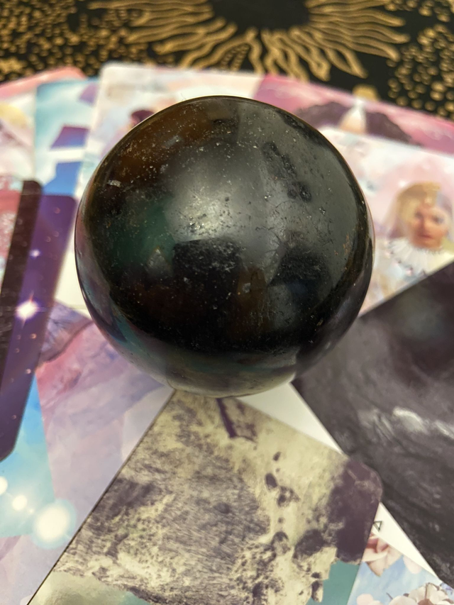 Sphère tourmaline - Absorption de la négativité