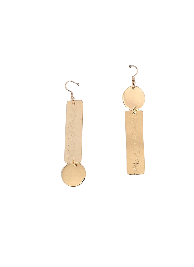 Boucles d'oreilles Mary plaqué or