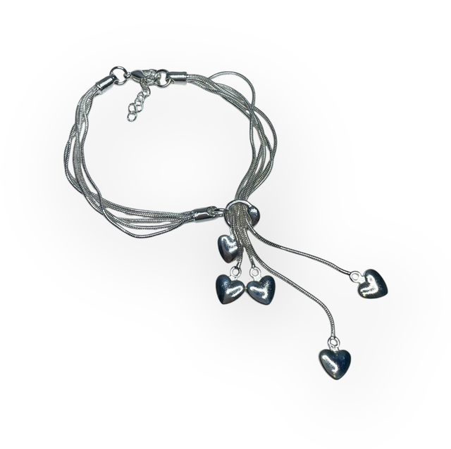 Hopeapuro Kuulas-rannekoru