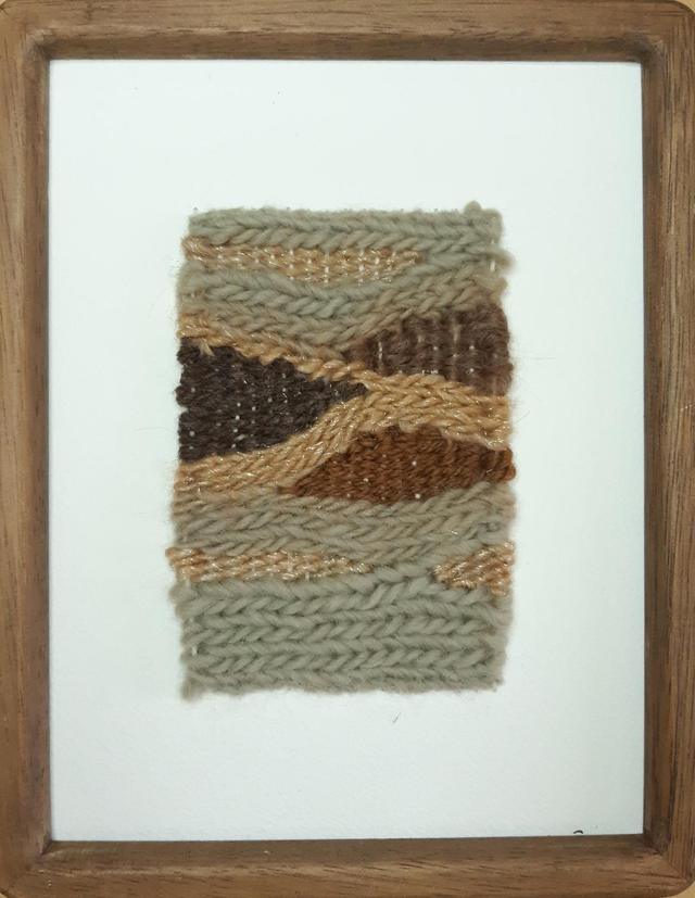 &quot;Petit marron&quot; Papier tissé 